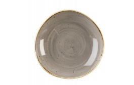 Stonecast Peppercorn Grey Organic Round Bowl