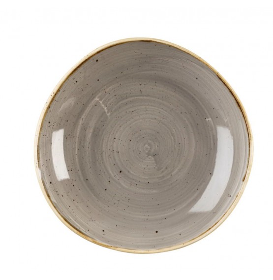 Stonecast Peppercorn Grey Organic Round Bowl