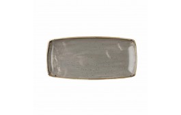 Stonecast Peppercorn Grey Oblong Plate