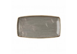 Stonecast Peppercorn Grey Oblong Plate