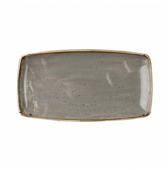 Stonecast Peppercorn Grey Oblong Plate
