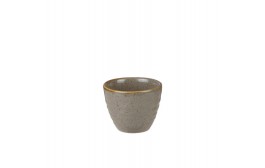 Stonecast Peppercorn Grey Ripple Dip Pot