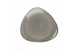 Stonecast Peppercorn Grey Triangle Plate