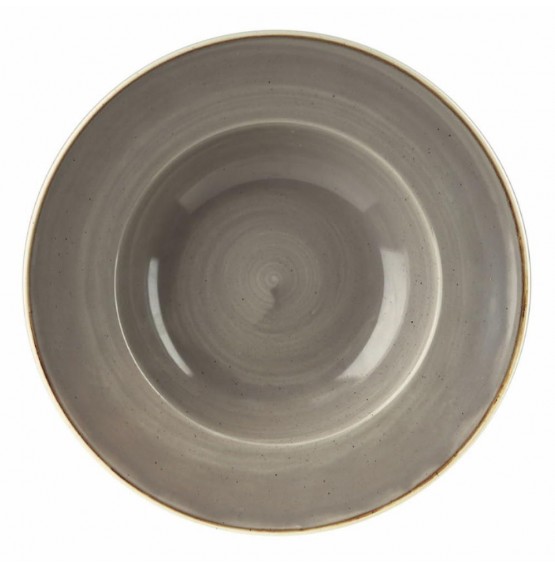 Stonecast Peppercorn Grey Wide Rim Bowl