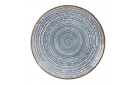 Homespun Slate Blue Coupe Plate