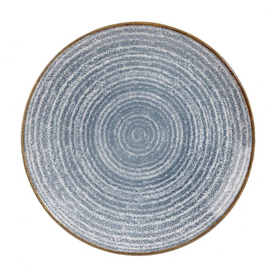 Homespun Slate Blue Coupe Plate