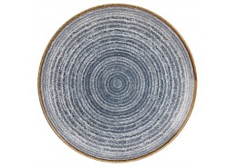 Homespun Slate Blue Coupe Plate