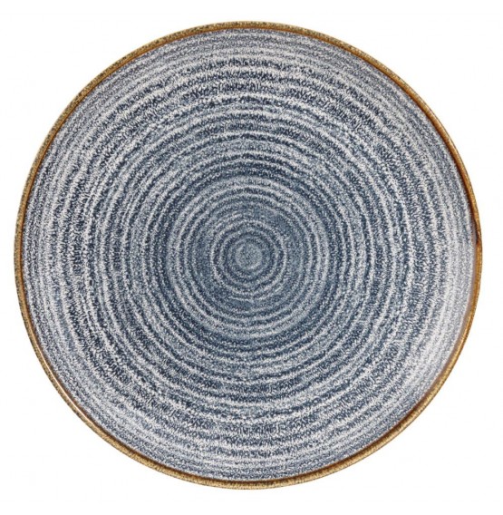 Homespun Slate Blue Coupe Plate
