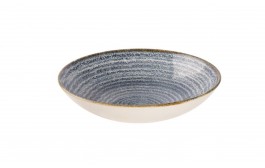Homespun Slate Blue Coupe Bowl