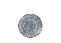Homespun Slate Blue Coupe Plate