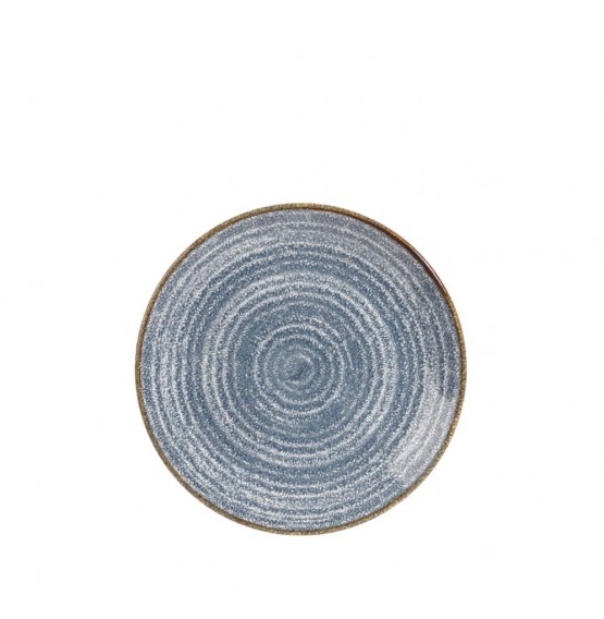 Homespun Slate Blue Coupe Plate