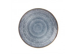 Homespun Slate Blue Coupe Plate