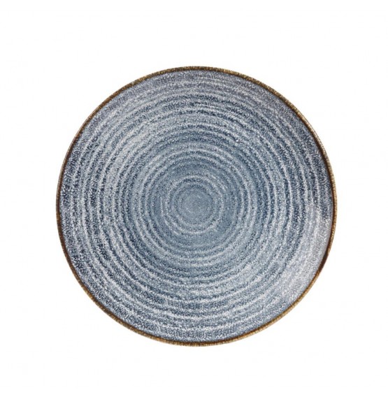Homespun Slate Blue Coupe Plate