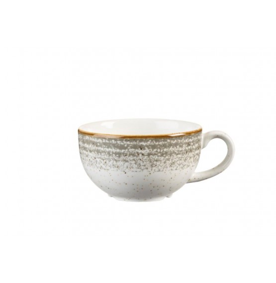 Homespun Stone Grey Cappuccino Cup