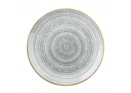 Homespun Stone Grey Coupe Plate