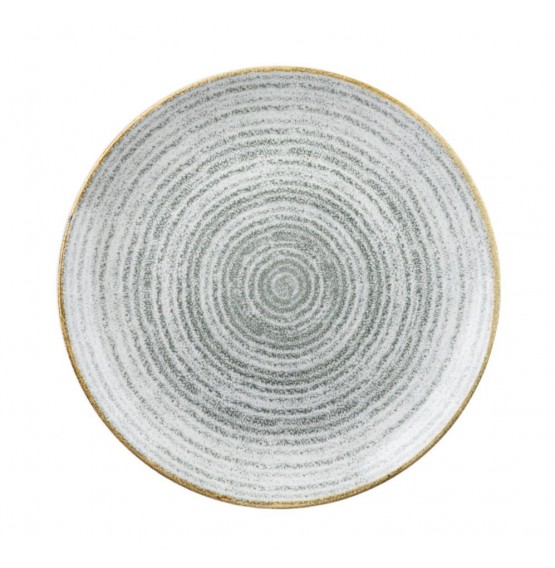Homespun Stone Grey Coupe Plate