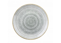 Homespun Stone Grey Coupe Plate
