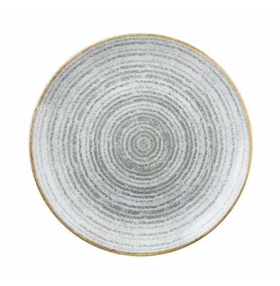 Homespun Stone Grey Coupe Plate