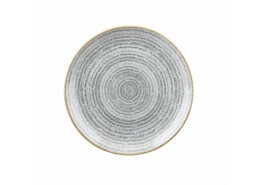 Homespun Stone Grey Coupe Plate
