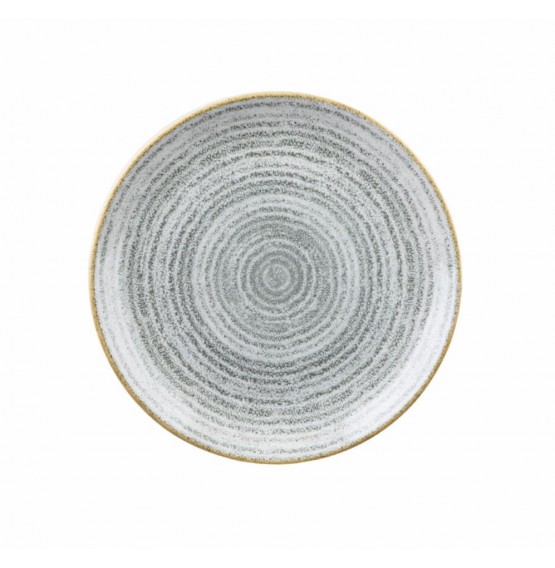 Homespun Stone Grey Coupe Plate