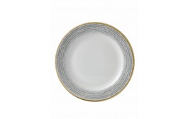 Homespun Stone Grey Rimmed Plate