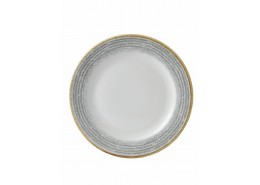 Homespun Stone Grey Rimmed Plate