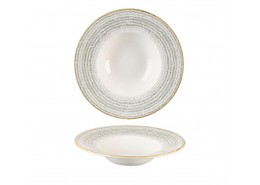 Homespun Stone Grey Wide Rim Bowl
