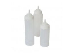 Clear Wide Neck Squeeze Bottle