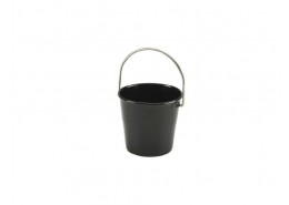 Miniature Coloured Buckets Black
