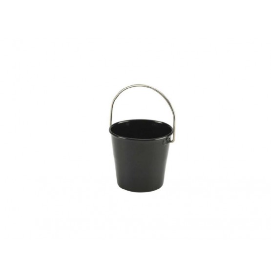 Miniature Coloured Buckets Black