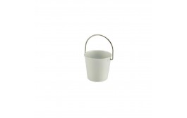Miniature Coloured Buckets White
