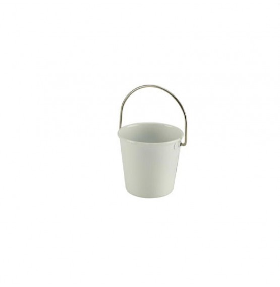 Miniature Coloured Buckets White