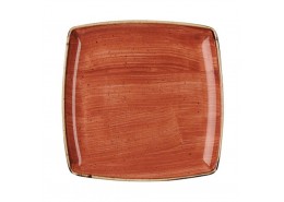 Stonecast Spiced Orange Deep Square Plate