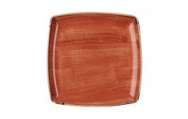 Stonecast Spiced Orange Deep Square Plate