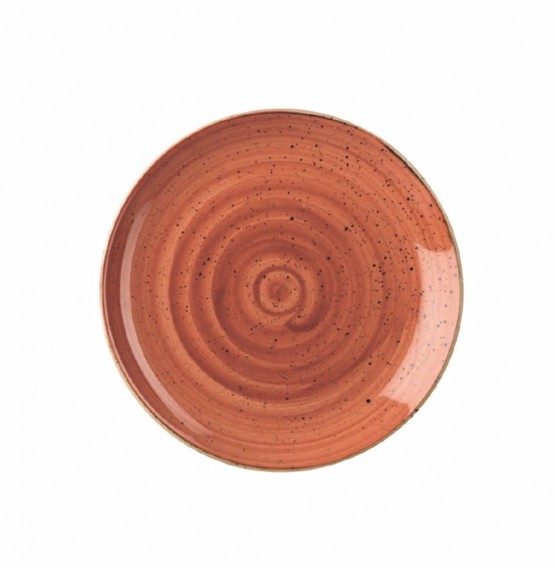 Stonecast Spiced Orange Coupe Plate