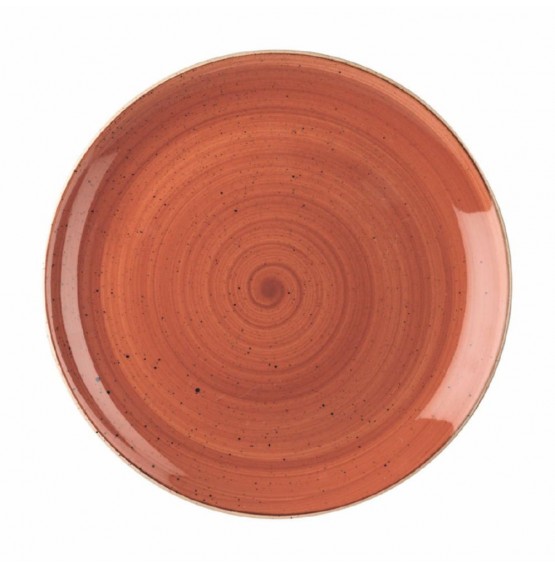 Stonecast Spiced Orange Coupe Plate