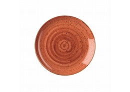 Stonecast Spiced Orange Coupe Plate