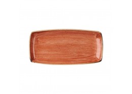 Stonecast Spiced Orange Oblong Plate
