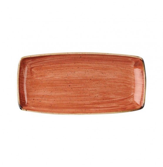 Stonecast Spiced Orange Oblong Plate