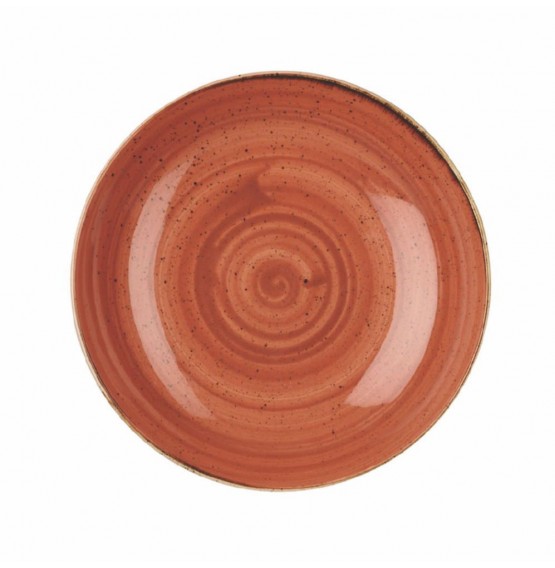 Stonecast Spiced Orange Large Coupe Bowl