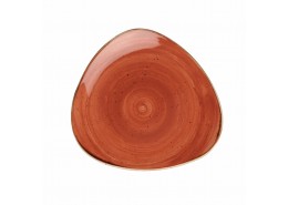Stonecast Spiced Orange Triangle Plate