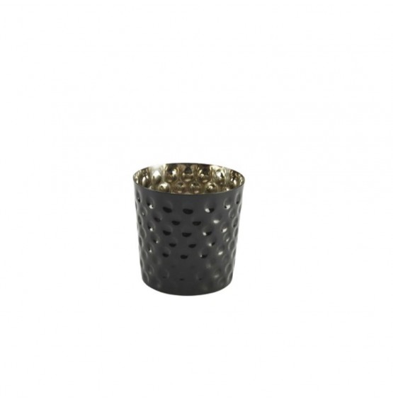 Serving Cups Hammered Black