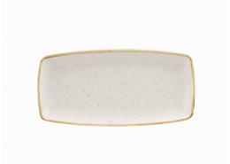 Stonecast Barley White Oblong Plate