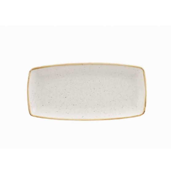 Stonecast Barley White Oblong Plate
