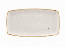 Stonecast Barley White Oblong Plate