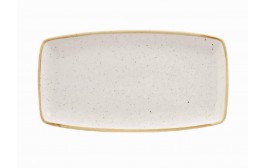 Stonecast Barley White Oblong Plate