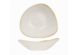 Stonecast Barley White Triangle Bowl