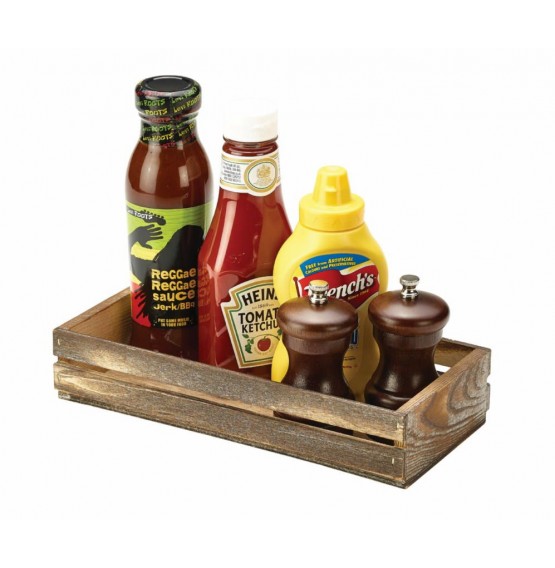 Wooden Crate Dark Rustic Finish