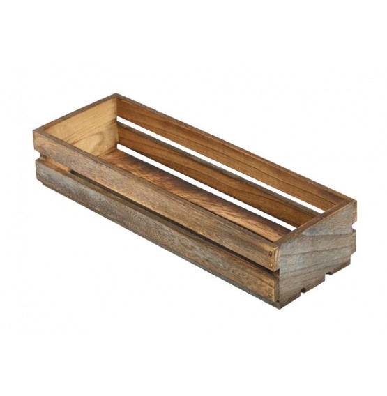 Wooden Crate Dark Rustic Finish