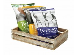 Wooden Crate Dark Rustic Finish